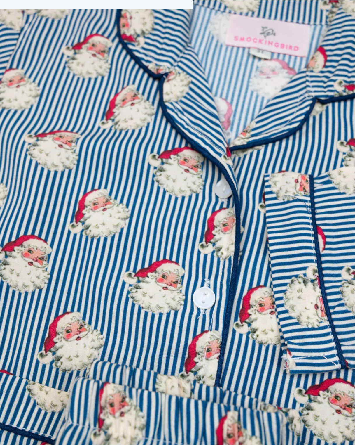 Smockingbird Vintage Santa Pajama