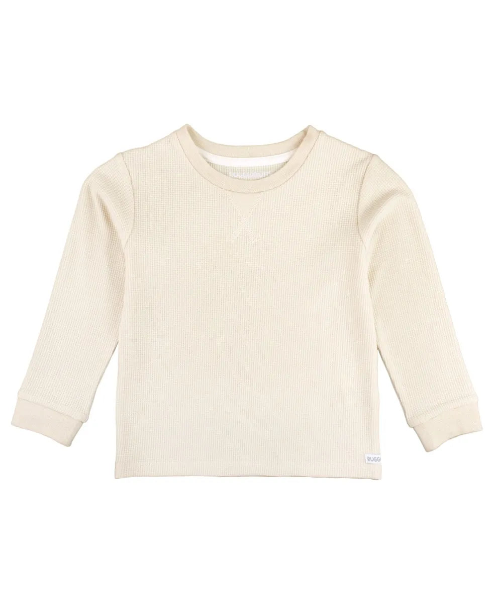 RuggedButts LS Waffle Shirt Oatmeal