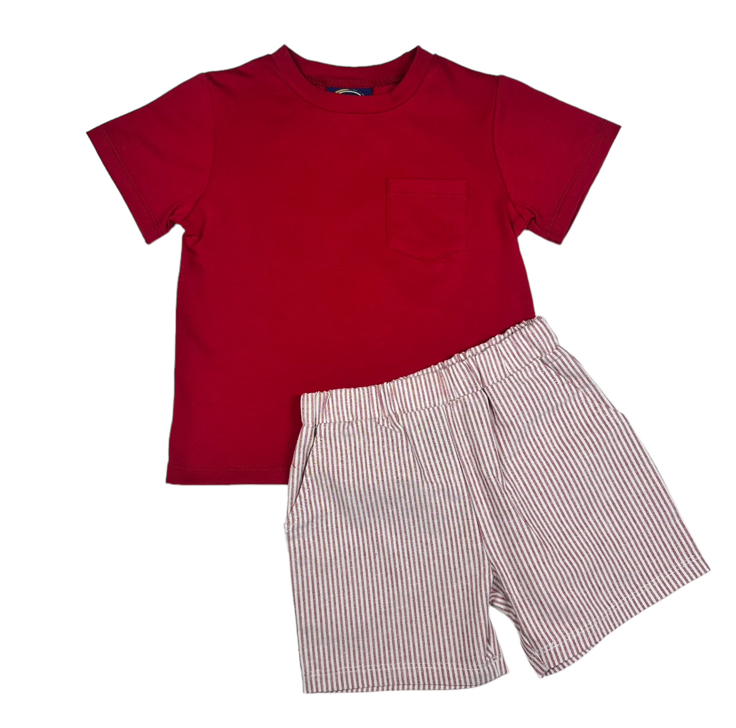 Emma Jean Red Stripe Set
