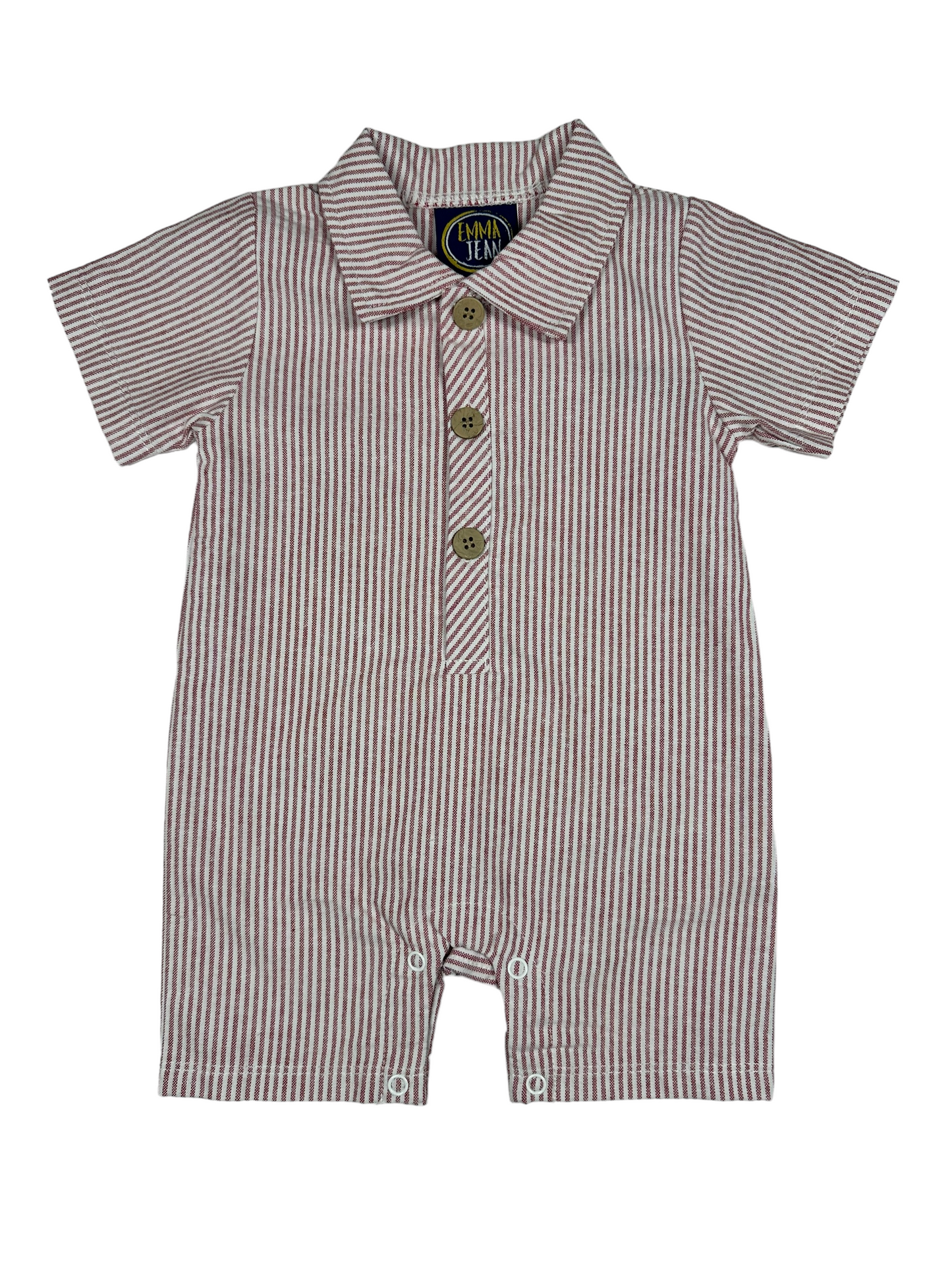 Emma Jean Red Stripe Shortall