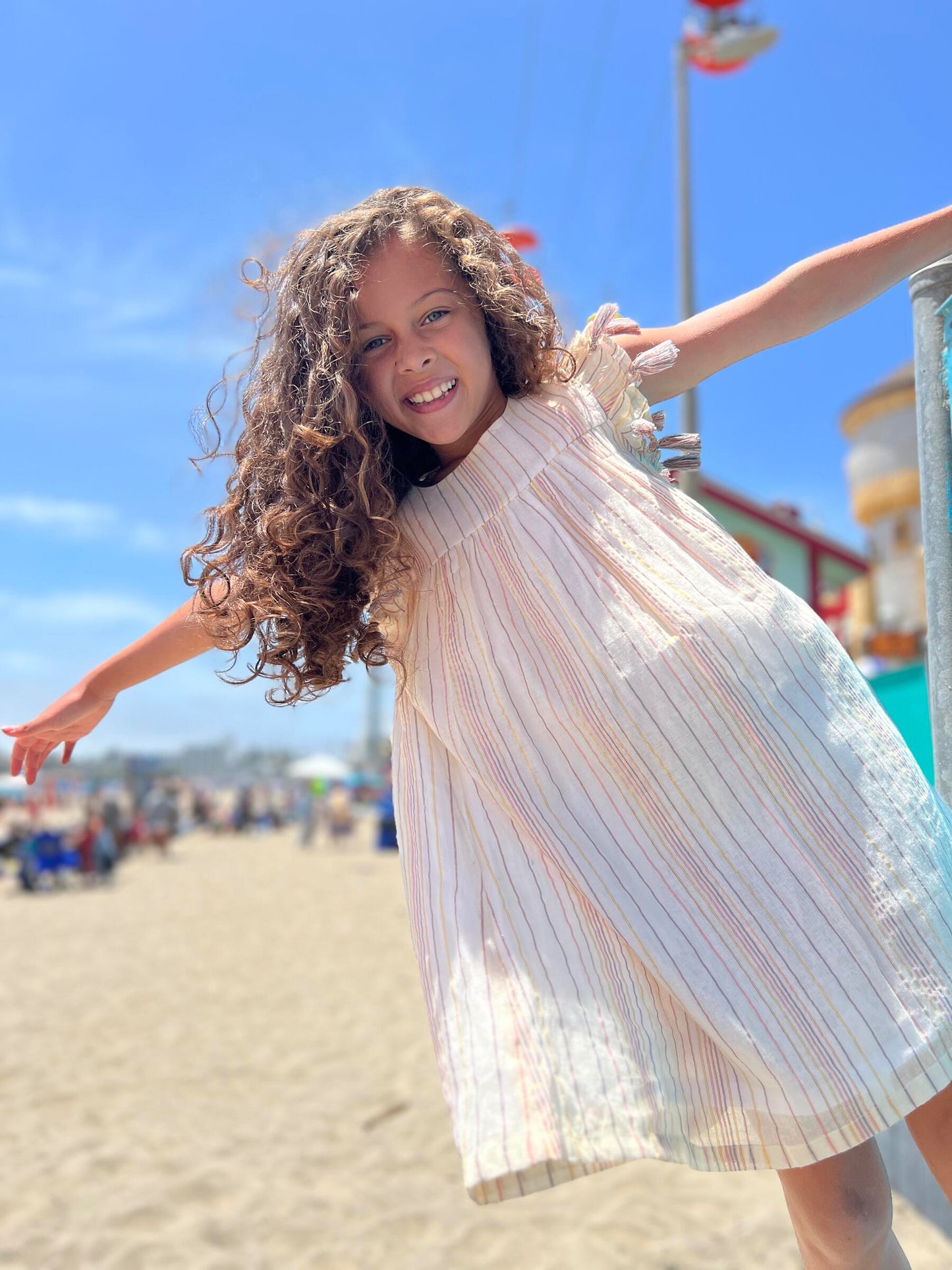 Poppet Tassel Smock Dress
