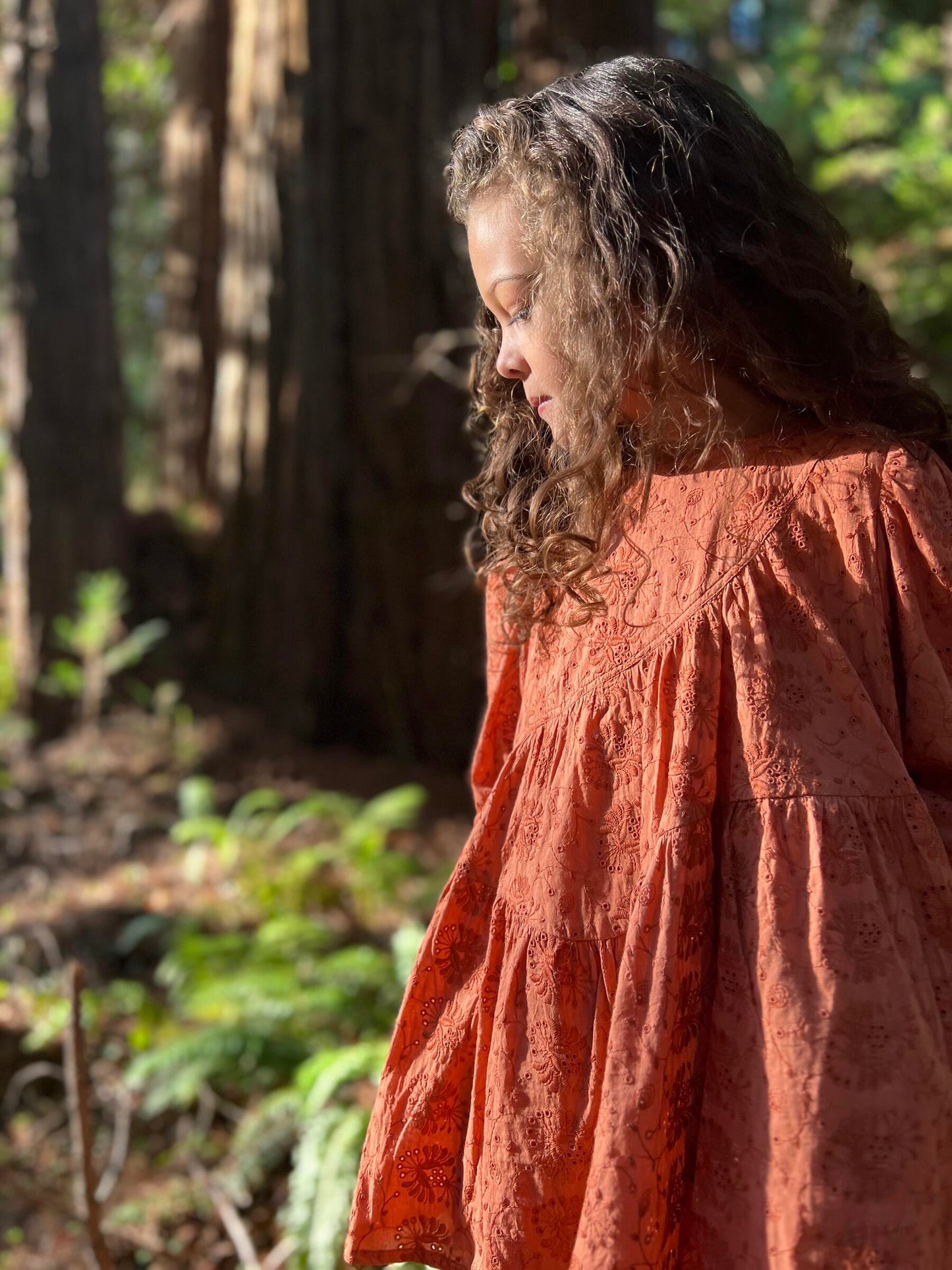 Poppet Asymmetric Cascade Dress