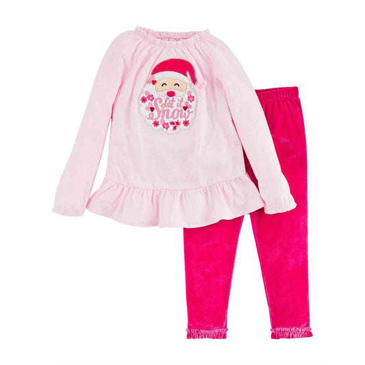 Mudpie Santa Tunic Set