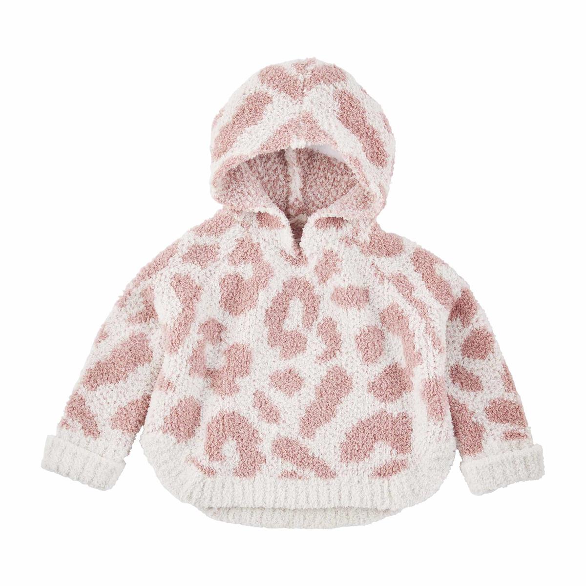 mudpie Chenille Leopard Poncho