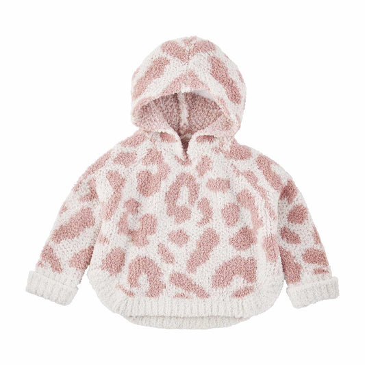 mudpie Chenille Leopard Poncho