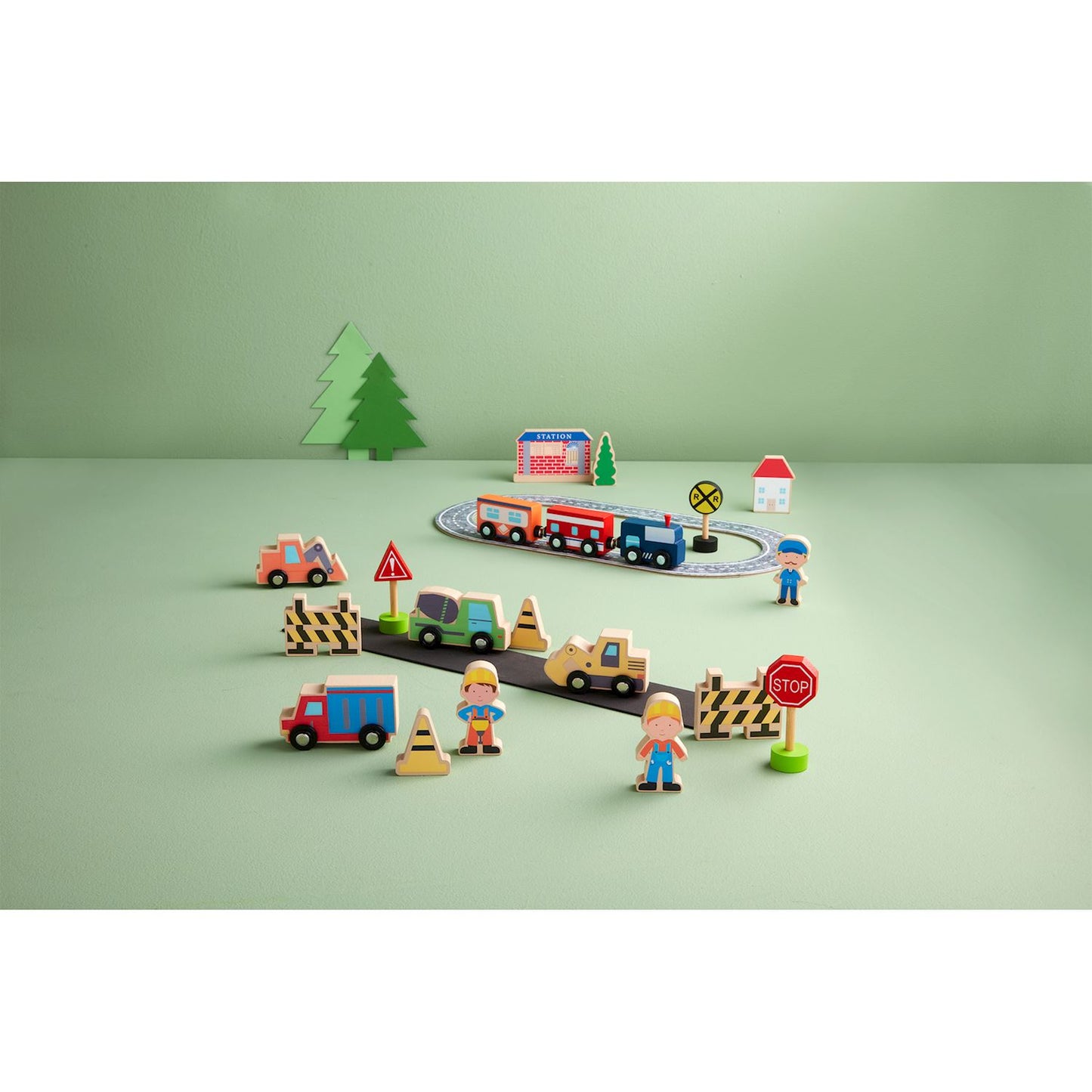 Mudpie Train Track Set