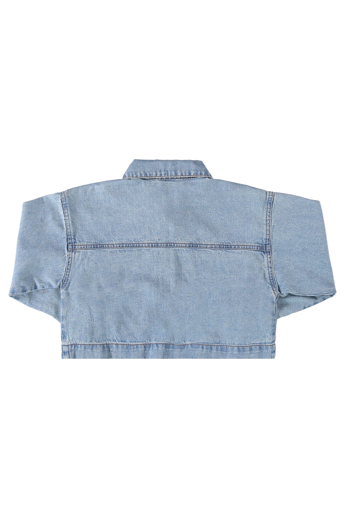 Gloss Cropped Denim Jacket