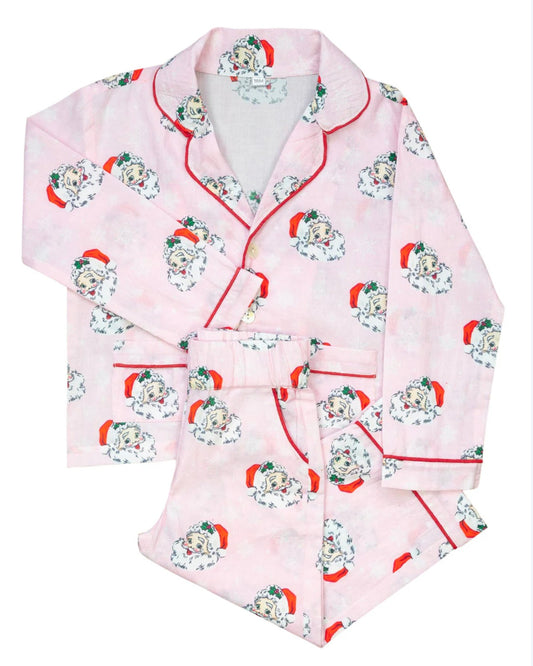 Smockingbird Santa Pajama