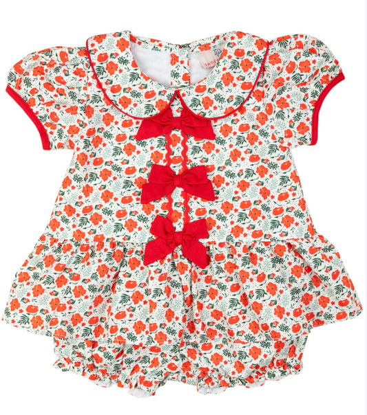 Smockingbird Floral Bloomer Set