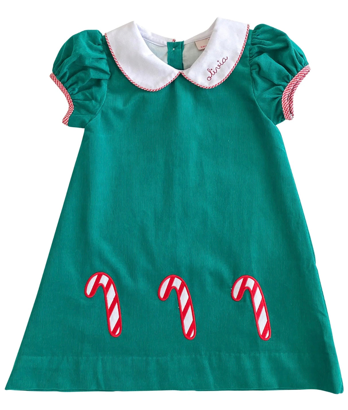 Smockingbird Candy Cane Dress