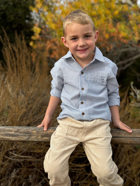 Me & Henry Striped Atwood Shirt