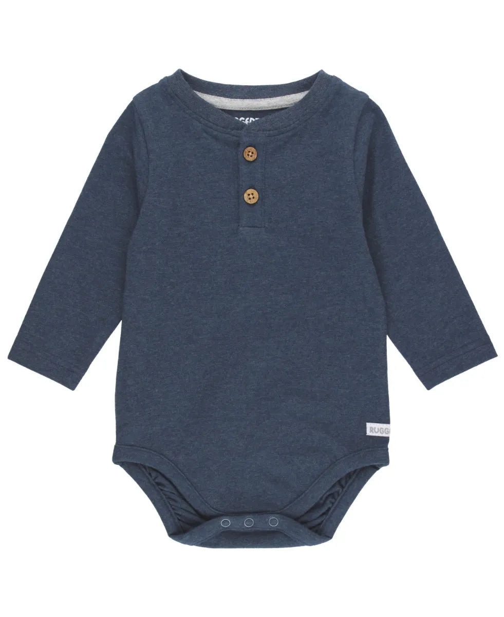 RuggedButts LS Henley Onesie