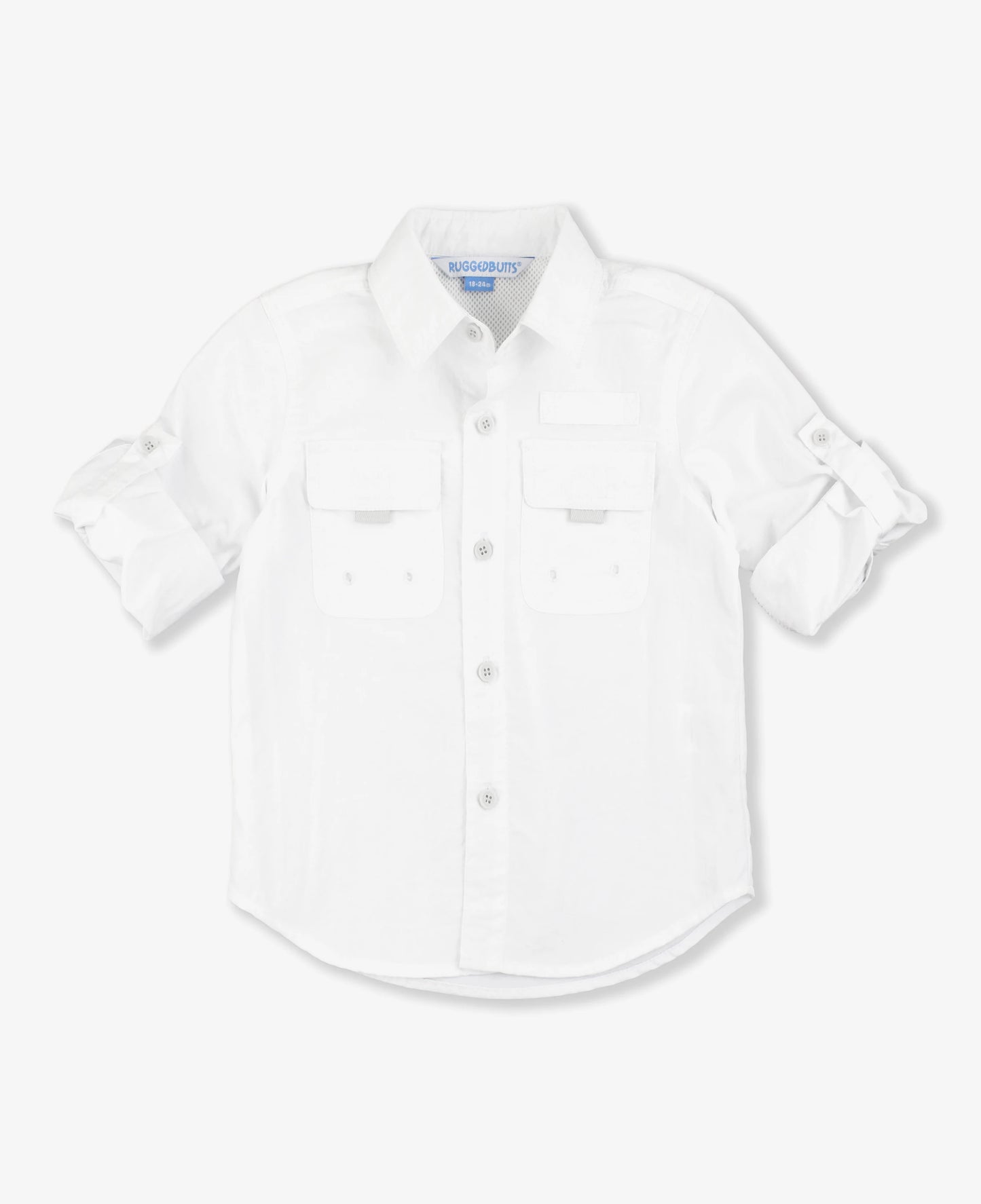 Ruggedbutts Button Down White