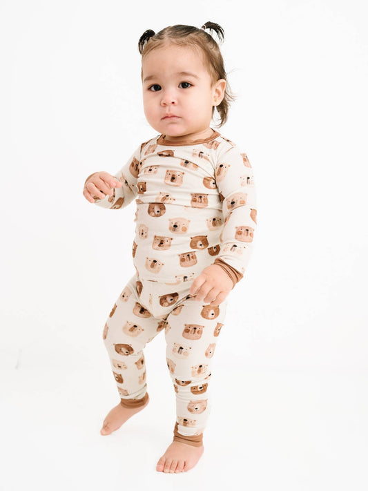 Little One Bear Bamboo Pajama