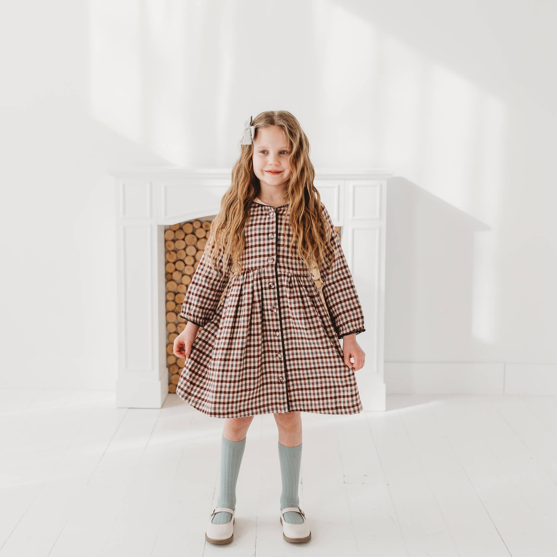 Larili Gingham Sailor Dress