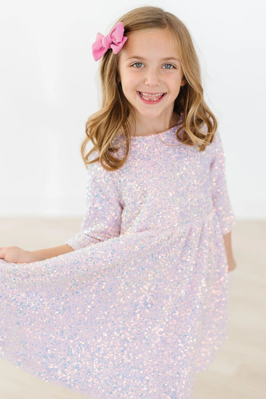 Mila & Rose Lavender Sequin Dress