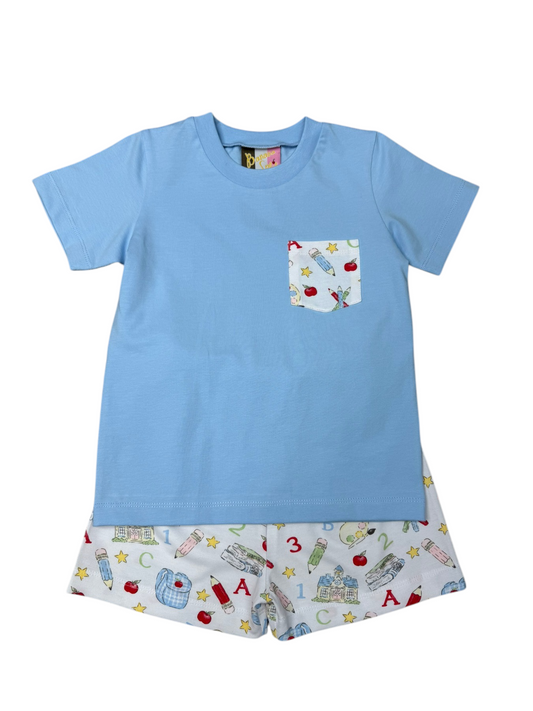 Banana Split Apple Short Set