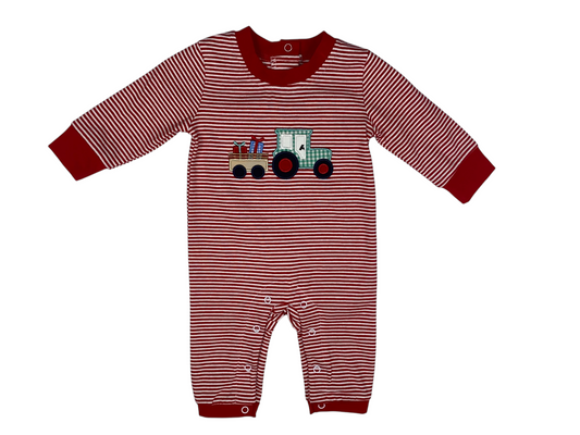 Millie Jay Tractor Romper