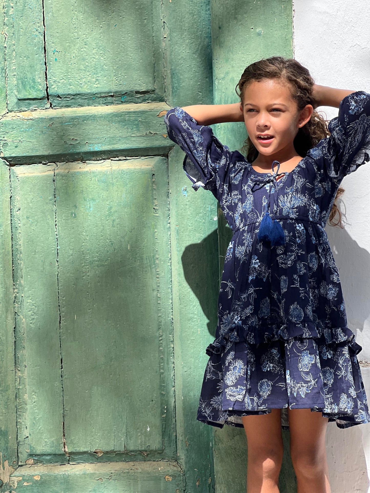 Poppet Blue Gypsy Dress