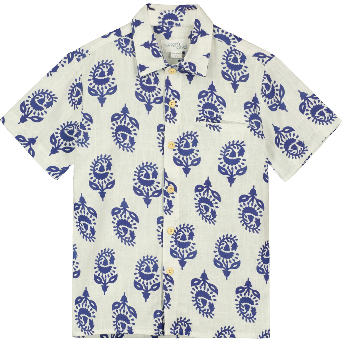 Poppet White Floral Shirt