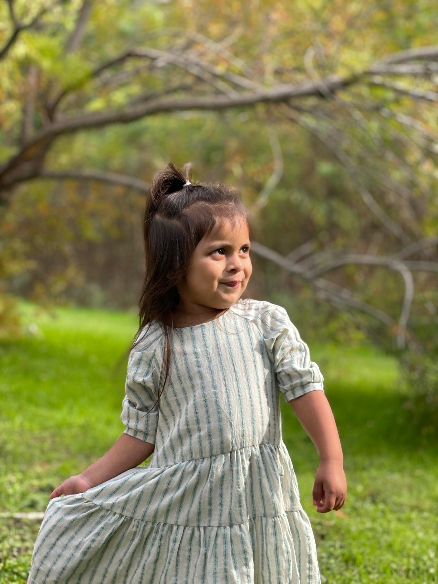 Vignette Boho Stripe Dress