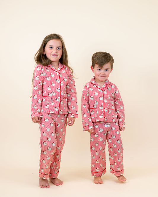 Smockingbird Vintage Santa Pajama